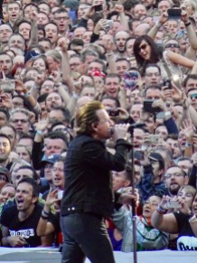 Bono Crowd Croke Park Dublin July 22 2017