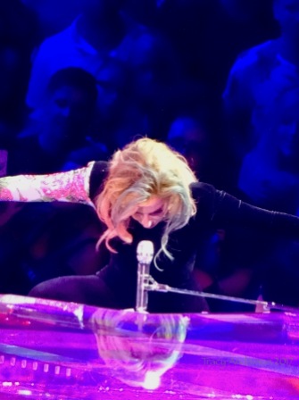 Lady Gaga Piano Arms Wide Joanne World Tour Edmonton Aug 3 2017