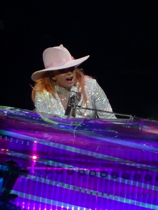 Lady Gaga Piano Stage Million Reasons Close up Joanne World Tour Edmonton Aug 3 2017