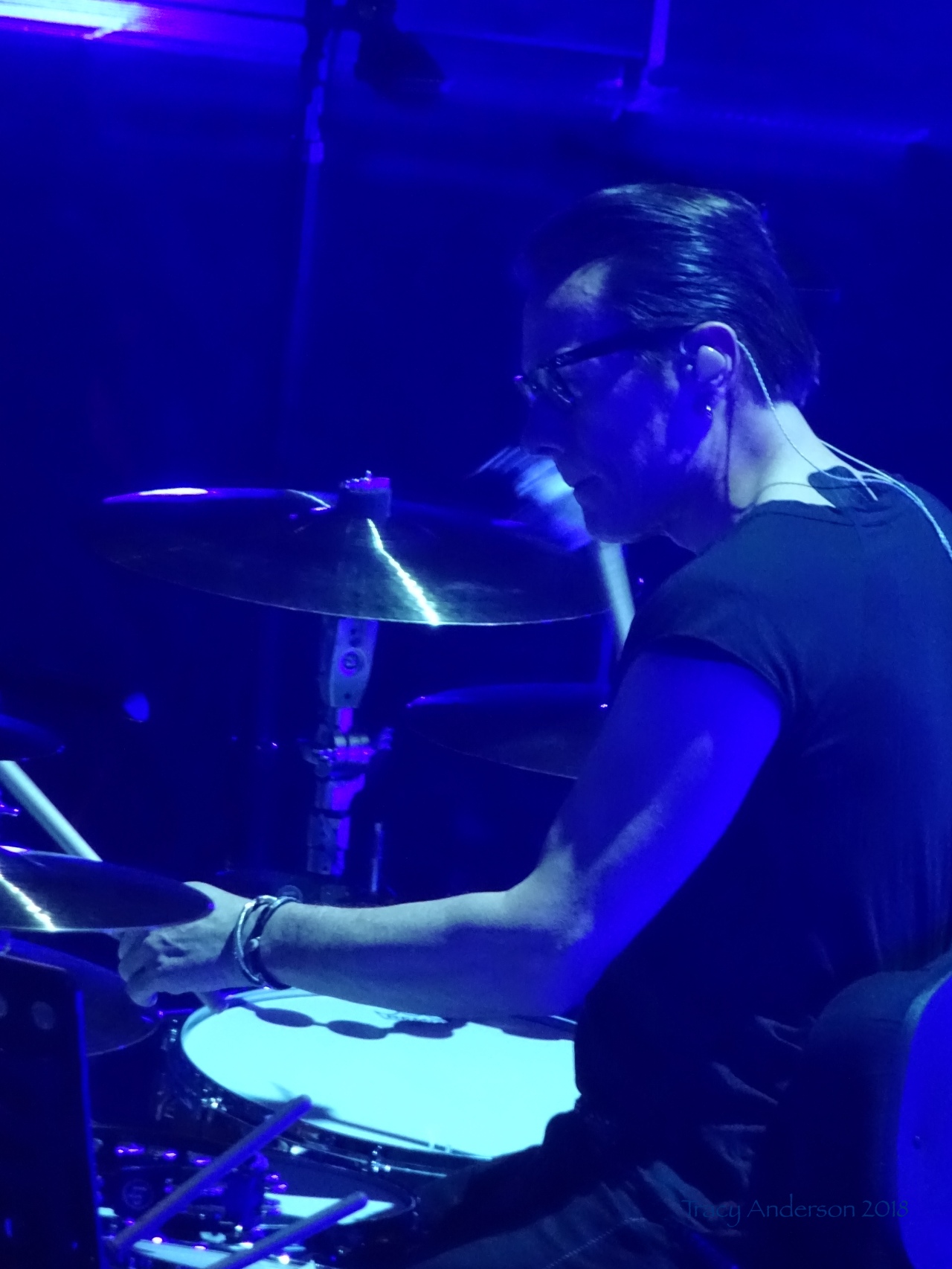 Larry Mullen Jr Blue U2 eXPERIENCE & iNNOCENCE Tour MSG June 25 2018